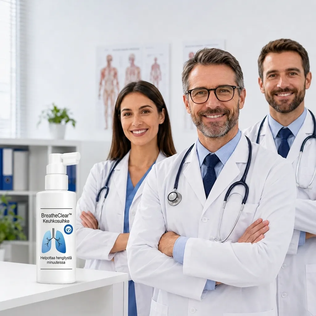 Les pneumologues recommandent le spray pulmonaire BreatheClear